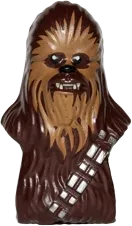 Minifigure, Head, Modified SW Wookiee, Chewbacca with Medium Nougat Face Fur and Teeth Pattern