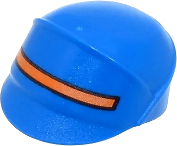 Minifigure, Headgear Cap, SW Imperial Officer with Orange Stripe Pattern
