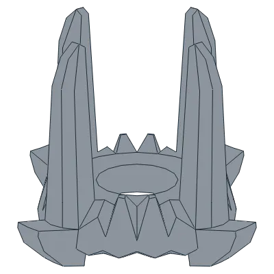 Minifigure, Headgear Crown with 4 Tall Spikes