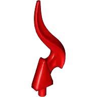 Wave Rounded Curved Single with Bar End and Triangular Base &#40;Flame&#41;