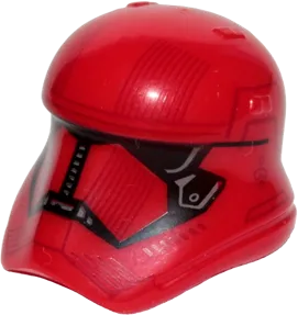 Minifigure, Headgear Helmet SW Stormtrooper Ep. 9 Sith Trooper Pattern