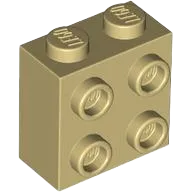 Brick, Modified 1 x 2 x 1 2/3 with Studs on Side