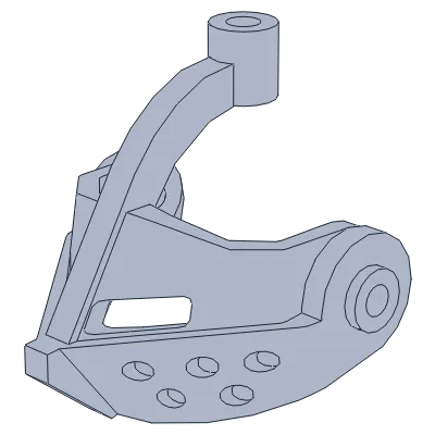 Minifigure, Visor Pointed
