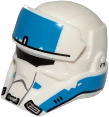 Minifigure, Headgear Helmet SW Imperial Transport Pilot Pattern