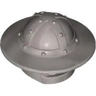 Minifigure, Headgear Helmet Castle with Chin Guard and Broad Brim