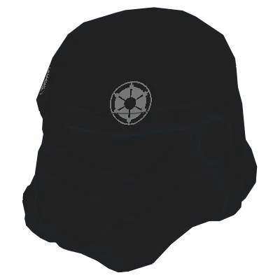 Minifigure, Headgear Helmet SW Stormtrooper, TIE Pilot Pattern