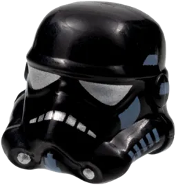 Minifigure, Headgear Helmet SW Stormtrooper, Shadow Trooper Pattern