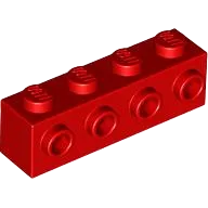 Brick, Modified 1 x 4 with Studs on Side