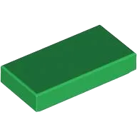 Tile 1 x 2 with Groove