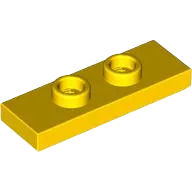 Plate, Modified 1 x 3 with 2 Studs &#40;Double Jumper&#41;
