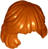 Minifigure, Hair Female Mid-Length Combed Behind Ear