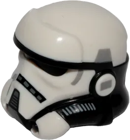 Minifigure, Headgear Helmet SW Stormtrooper, Raised Forehead, Imperial Patrol Trooper Pattern