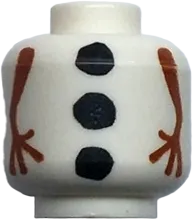 Minifigure, Head without Face Snowman Body with Stick Arms and 3 Coal Buttons Pattern - Hollow Stud &#40;Olaf&#41;