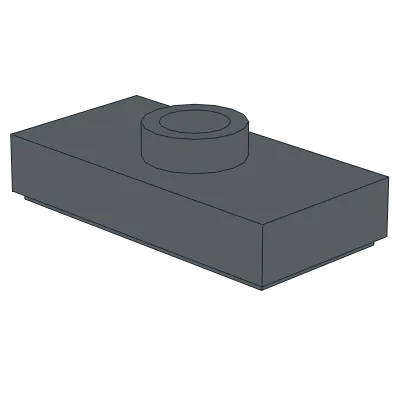Plate, Modified 1 x 2 with 1 Stud with Groove (Jumper)