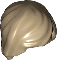 Minifigure, Hair Mid-Length Swept Right with Side Part
