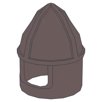 Minifigure, Headgear Helmet Castle with Chin Guard