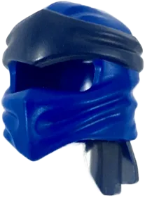 Minifigure, Headgear Ninjago Wrap Type 4 with Molded Dark Blue Headband Pattern