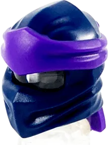 Minifigure, Headgear Ninjago Wrap Type 4 with Molded Dark Purple Headband Pattern