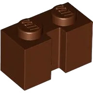 Brick, Modified 1 x 2 with Groove