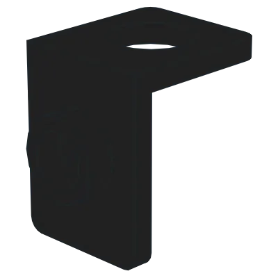 Minifigure Neck Bracket with Back Stud - Thin Back Wall