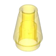 Cone 1 x 1 with Top Groove