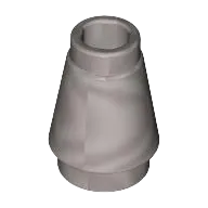 Cone 1 x 1 with Top Groove