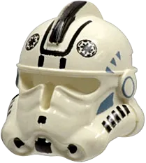 Minifigure, Headgear Helmet SW Clone Trooper Ep.3 Pilot Pattern