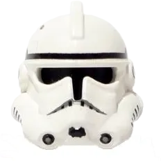 Minifigure, Headgear Helmet SW Clone Trooper Ep.3 with Dotted Mouth Pattern