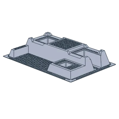 Baseplate, Raised
