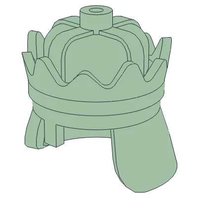 Minifigure, Headgear Crown