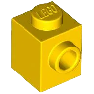 Brick, Modified 1 x 1 with Stud on Side