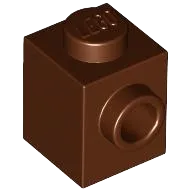 Brick, Modified 1 x 1 with Stud on Side