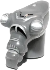Minifigure, Head, Modified SW Geonosian with Gray Eyes Pattern
