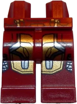 Hips and Legs with Iron Man Gold and Silver Knee Plates Pattern &#40;MK 43&#41;