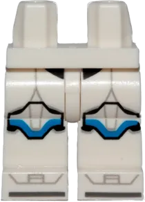 Hips and Legs with SW Clone Trooper Armor and Blue Markings Pattern