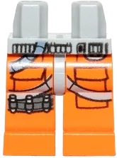 Hips and Orange Legs with SW Pilot Pockets, 3 Bullets and Light Bluish Gray Belts Pattern
