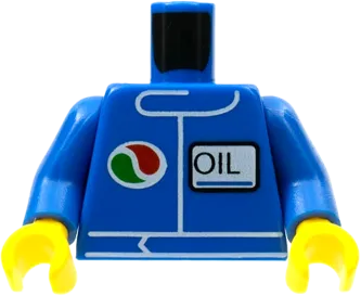 Torso Octan Logo and &#39;OIL&#39; Pattern &#40;Undetermined Type&#41; / Blue Arms / Yellow Hands