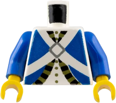 Torso Pirate Imperial Soldier Pattern / Blue Arms / Yellow Hands