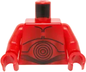 Torso SW R-3PO Pattern / Red Arms / Red Hands