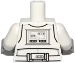 Torso SW Armor Snowtrooper with Printed Back Pattern / White Arms / Light Bluish Gray Hands
