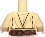 Torso SW Layered Shirt, Reddish Brown Undershirt, Reddish Brown Belt with Large Buckle Pattern / Tan Arms / Light Nougat Hands