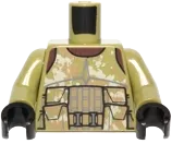 Torso SW Armor Camouflage Elite Corps Trooper Pattern / Olive Green Arms / Black Hands