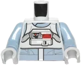 Torso SW AT-AT Driver with Sand Blue Jumpsuit, Bib with Breathing Apparatus and Pipes on Back Pattern / Sand Blue Arms / Light Bluish Gray Hands