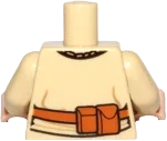 Torso SW Layered Shirt, Brown Belt with Gold Buckle, Pouches on Reverse Pattern / Tan Arms / Light Nougat Hands