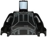 Torso SW Imperial Death Trooper Armor Pattern / Black Arms / Black Hands