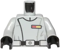Torso SW Imperial Officer 13 Pattern / Light Bluish Gray Arms / Black Hands