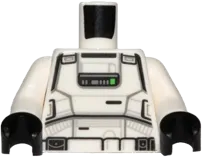 Torso SW Imperial Patrol Trooper Armor Pattern / White Arms / Black Hands