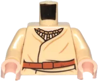 Torso SW Layered Shirt, Brown Belt and Buckle, Pouches on Reverse Pattern / Tan Arms / Light Nougat Hands