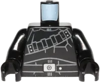 Torso SW Armor Stormtrooper, Diagonal Ammo Belt Pattern &#40;Inferno Squad Agent&#41; / Black Arms / Black Hands