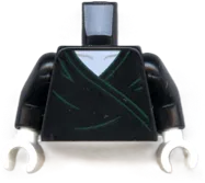 Torso Harry Potter Voldemort with Dark Green Robe Lines and Back Print Pattern / Black Arms / White Hands